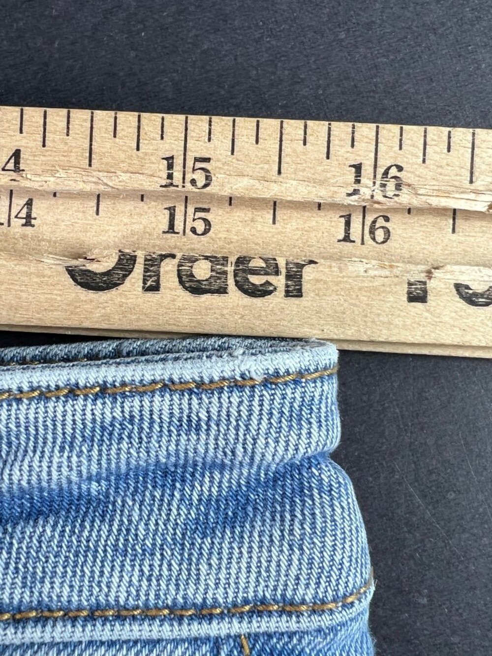 Driftwood Jeans Women's 31x25* Charlee High Rise Wide Leg Crop Blue Denim Tag 29 - Picture 16 of 16